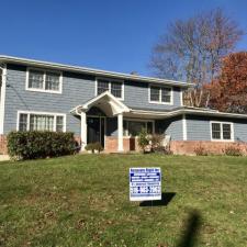 Siding and portico project suffolk